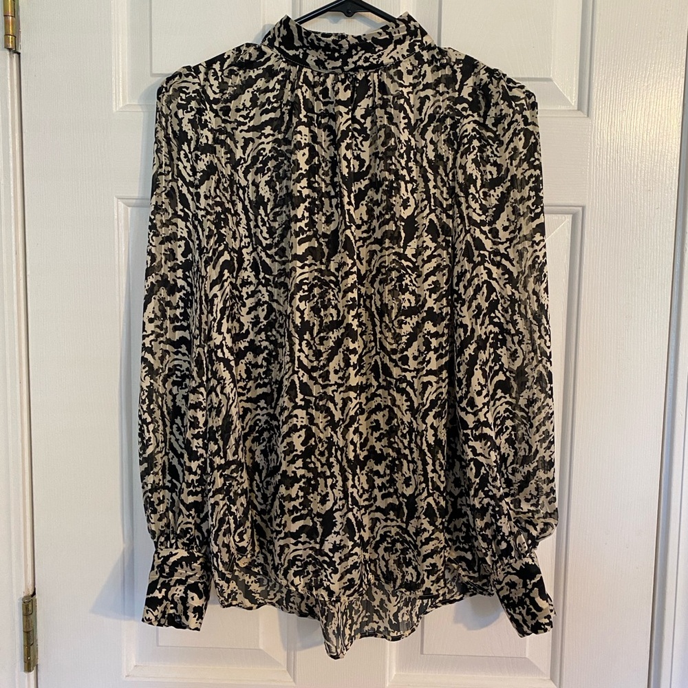 H&M Leopard Blouse